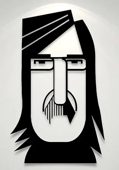 Cuadro grabado de Charly García en corte láser - Pixel Labs